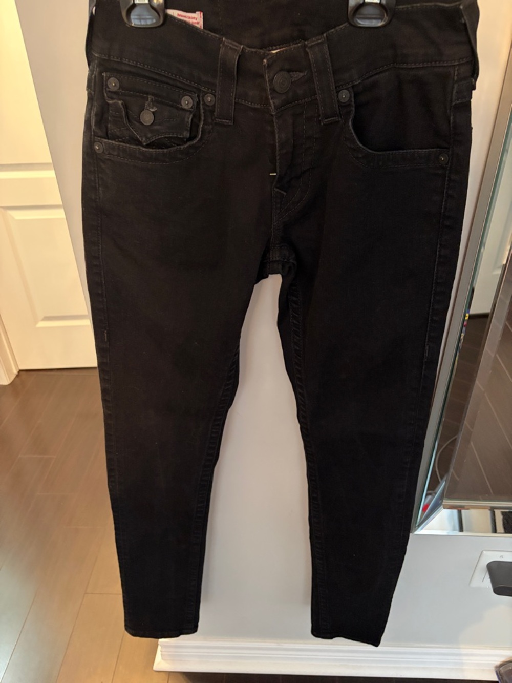 True Religion Black Slim Jeans